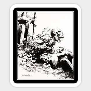 Bernie Wrightson Zombie Sticker